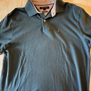 Mens Tommy Hilfiger SS polo, size med, EUC
